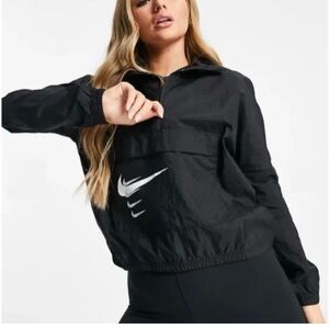 Nike  SWOOSH Run Half-Zip Woven Jacket Kangaroo‎ Pouch